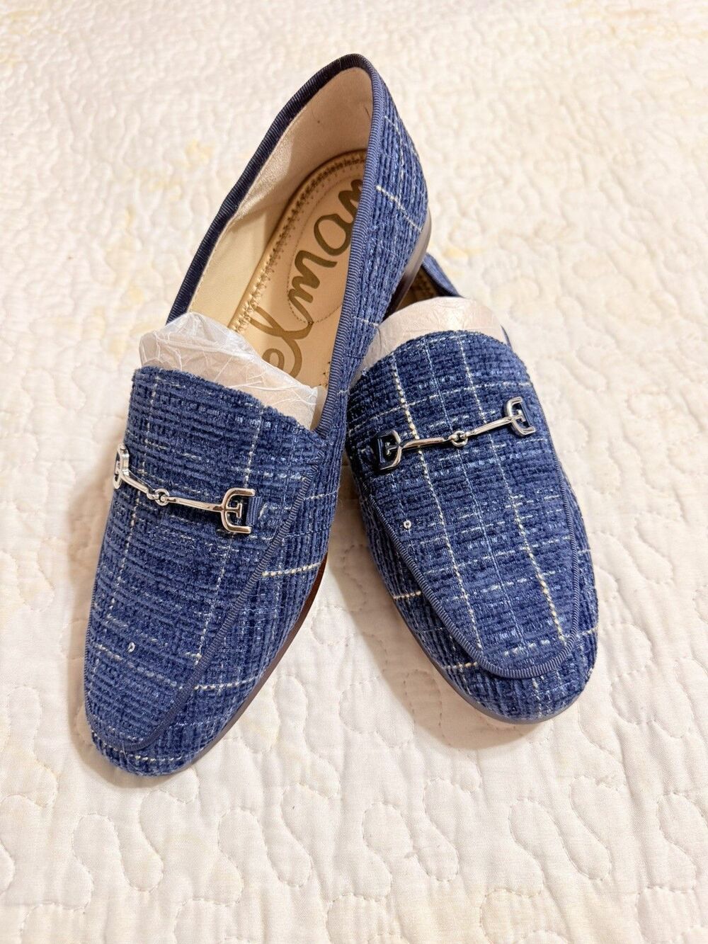 Sam Edelman Atlantic Blue Loraine Bit Loafer  Size 7 MSRP$150 Elegant NWOB - Picture 5 of 9